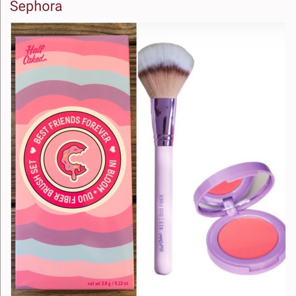 Half Caked Best Friends Forever Blush and Brush Set.